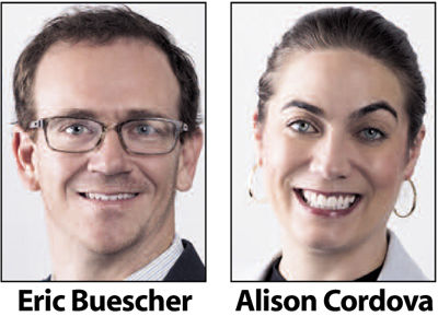 Eric Buescher and Alison Cordova
